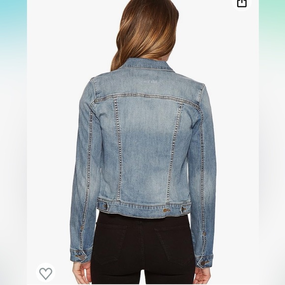 Kut from the Kloth Amelia dark wash denim jacket S - Picture 2 of 11